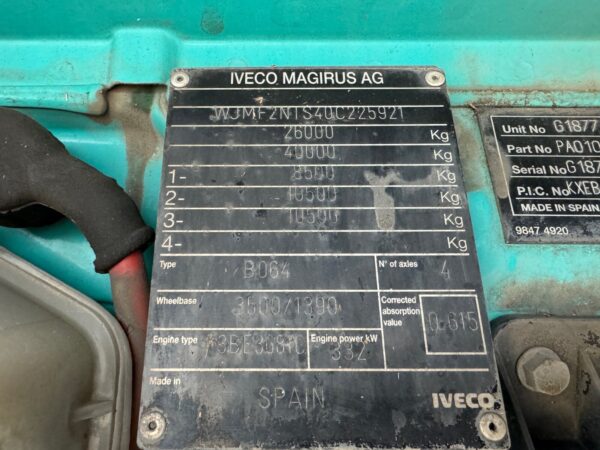 Iveco-Magirus Trakker AD260T45W 6x6, Bordmatik – Image 19